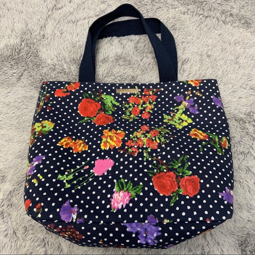 Oscar  De La Renta Flower Shoulder Bag
